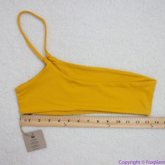 NEW Free People x Toast Signature One-Shoulder Bikini Top, L‎ - Picture 5 of 9